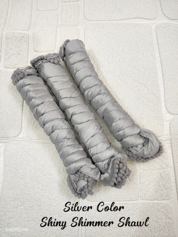 women's stylish shimmer shawl 1 pcs